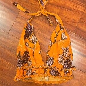 floral halter top